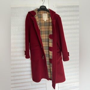 Burberry-ish winter coat with hood